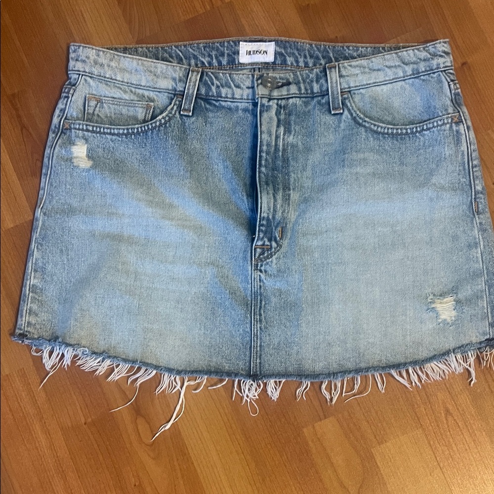 Hudson Blue Denim Skirt